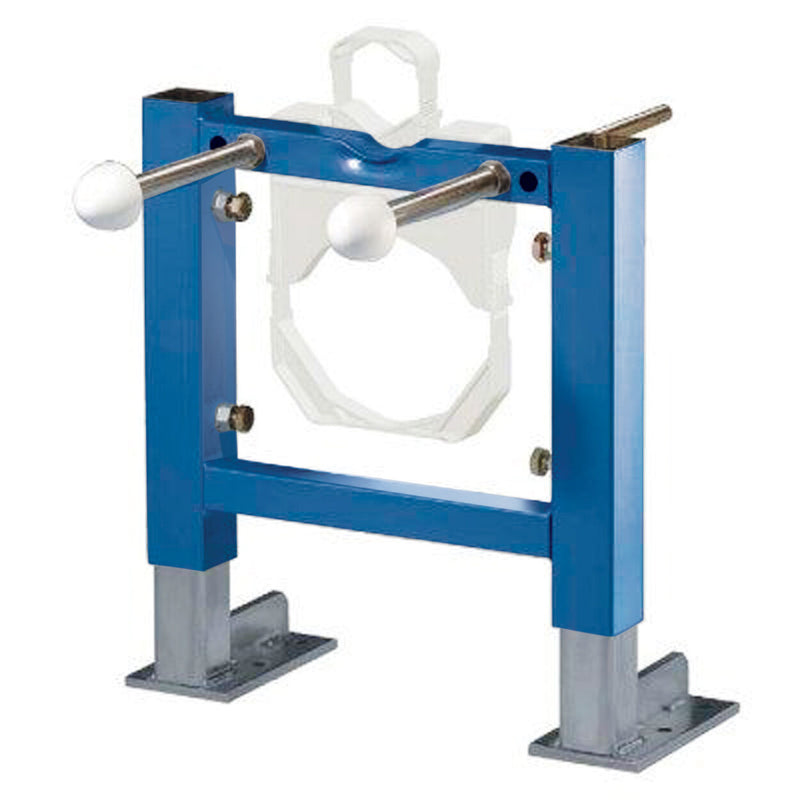 Nuie matt white standard wall support frame in galvanised steel