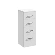 Nuie Mayford fitted cupboard unit 300mm deep in Gloss White - 300mm