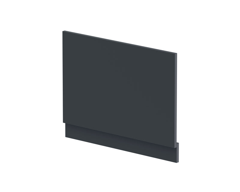Nuie MDF End Bath Panel 750mm - Satin Soft Black (BPR1412)