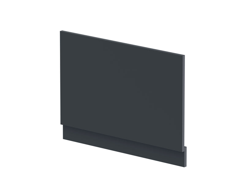 Nuie MDF End Bath Panel 800mm - Satin Soft Black (BPR1413)