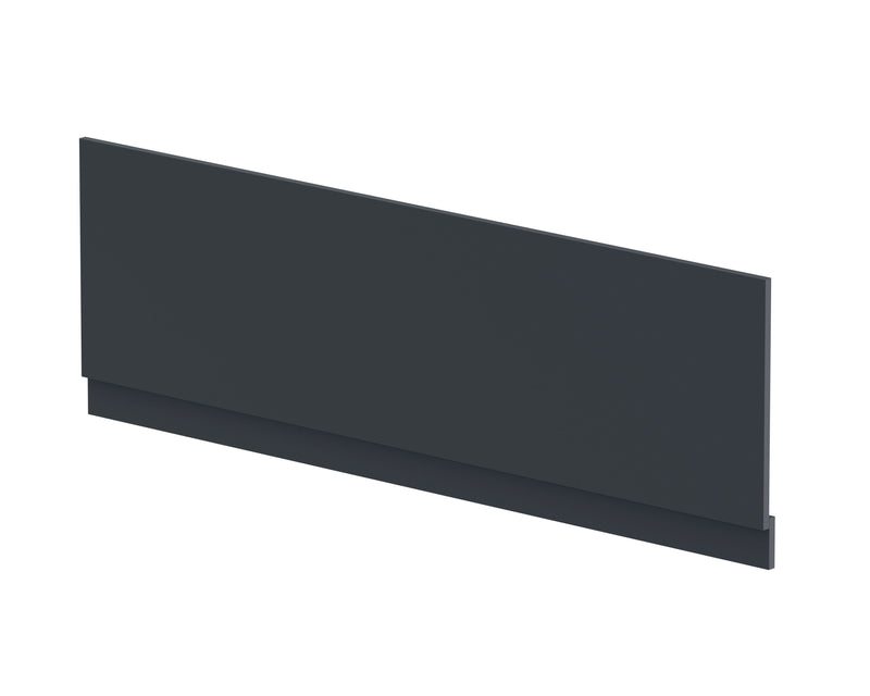 Nuie MDF Front Bath Panel 1700mm - Satin Soft Black (BPR1405)