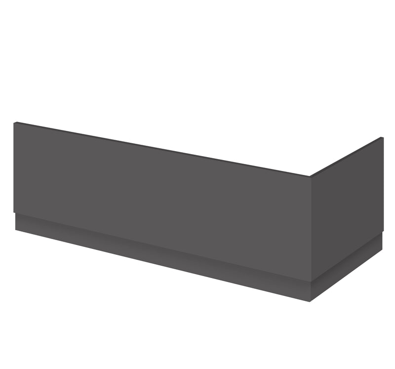 Nuie MDF Front Bath Panel 1800mm - Gloss Grey (OFF978)