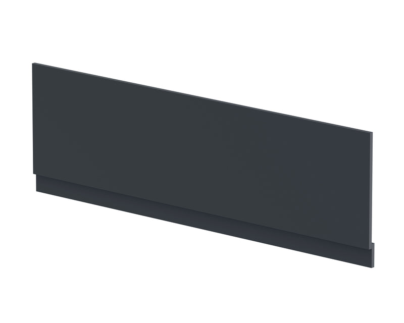 Nuie MDF Front Bath Panel 1800mm - Satin Soft Black (BPR1407)
