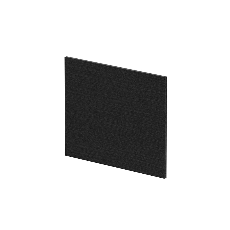 Nuie MDF Square Shower End Bath Panel 700mm - Charcoal Black (MPD631N)