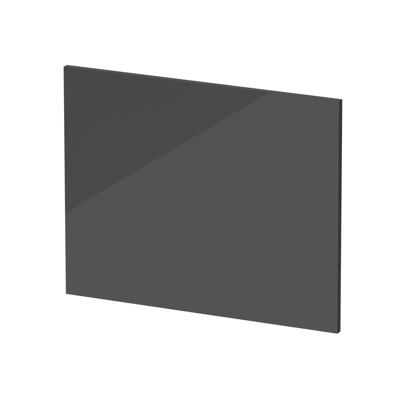 Nuie MDF Square Shower End Bath Panel 700mm - Gloss Grey (OFF979)