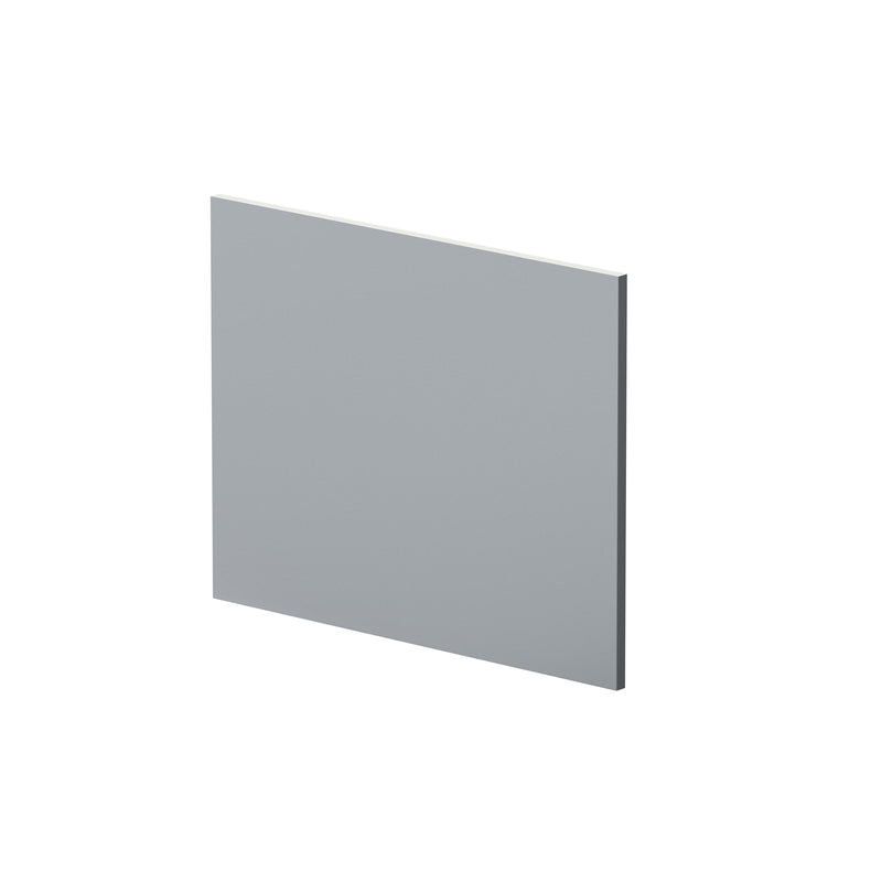 Nuie MDF Square Shower End Bath Panel 700mm - Satin Grey (MOF279)