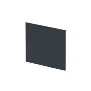 Nuie MDF Square Shower End Bath Panel 700mm - Satin Soft Black (NMP1431)