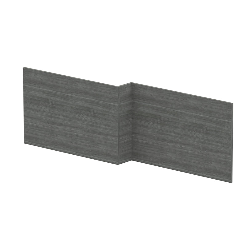 Nuie MDF Square Shower Front Bath Panel 1700mm - Anthracite (MPD535N)