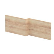 Nuie MDF Square Shower Front Bath Panel 1700mm - Bleached Oak (MPD3035)