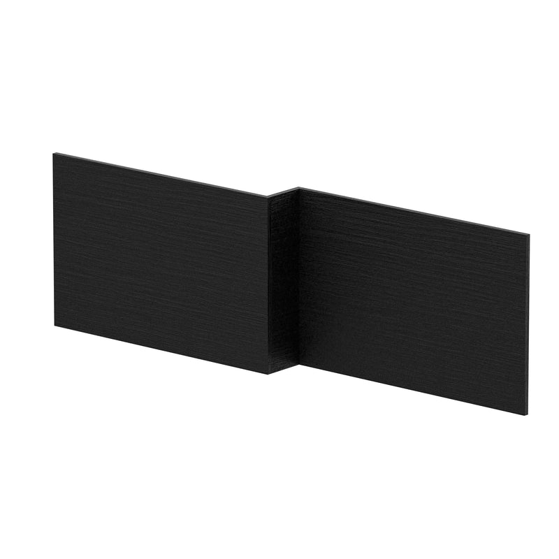 Nuie MDF Square Shower Front Bath Panel 1700mm - Charcoal Black (MPD635N)