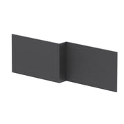 Nuie MDF Square Shower Front Bath Panel 1700mm - Graphite Grey (MPC2235)