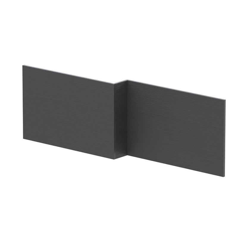 Nuie MDF Square Shower Front Bath Panel 1700mm - Graphite Grey (MPC2235)
