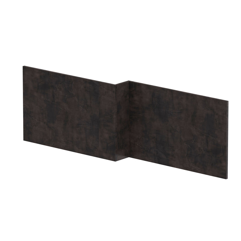 Nuie MDF Square Shower Front Bath Panel 1700mm - Metallic Slate (MPC2635)