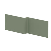 Nuie MDF Square Shower Front Bath Panel 1700mm - Satin Green (NMP835)