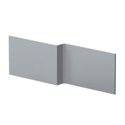 Nuie MDF Square Shower Front Bath Panel 1700mm - Satin Grey (MOF273)