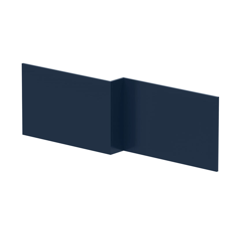 Nuie MDF Square Shower Front Bath Panel 1700mm - Satin Midnight Blue (NMP2935)