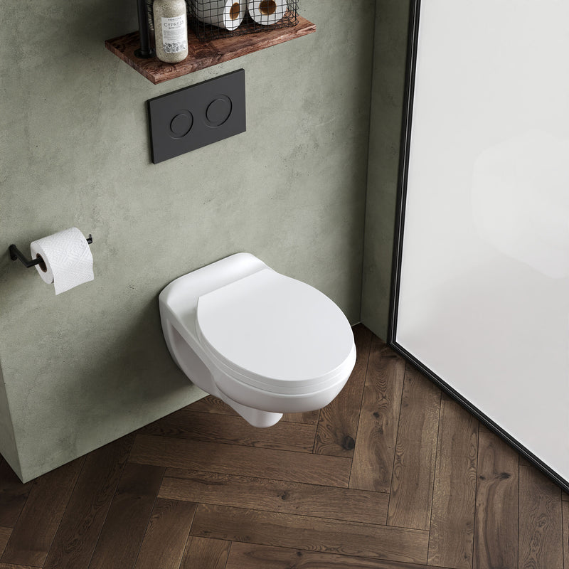 Nuie Melbourne wall hung toilet pan lifestyle view