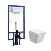 Nuie Orlen 5-in-1 wall hung toilet pack with white flush button
