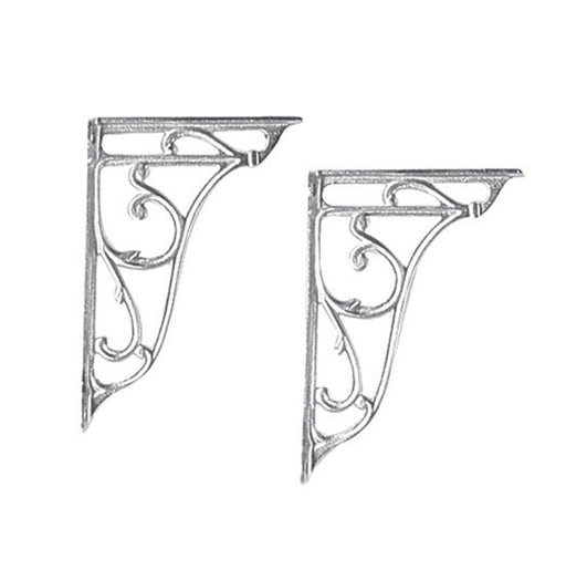 Nuie Ornate Cistern Brackets in Chrome (FA322)