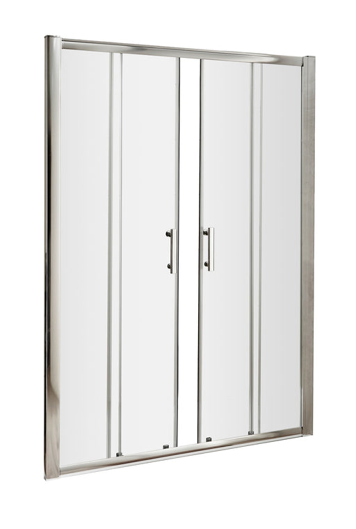 Nuie Pacific Double Sliding Shower Door 1400mm - Chrome