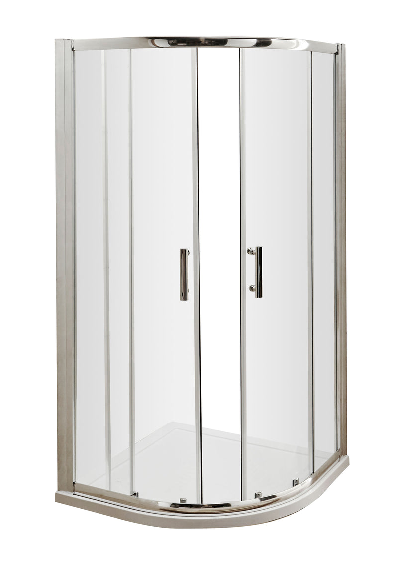 Nuie Pacific Quadrant Shower Enclosure 900mm - Chrome