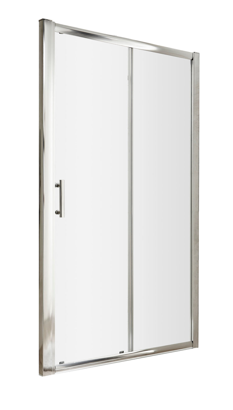 Nuie Pacific Sliding Shower Door 1400mm - Chrome