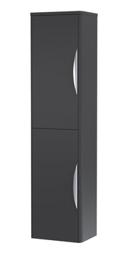 Nuie Parade 356mm wall hung tall cabinet in Soft Black