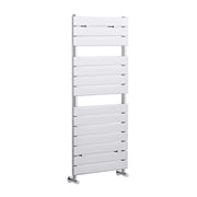Nuie Piazza Chrome 1213 x 500mm horizontal heated towel rail