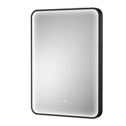 Nuie Pictor 500x700mm Black inset frame LED touch sensor mirror