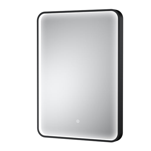 Nuie Pictor 500x700mm Black inset frame LED touch sensor mirror