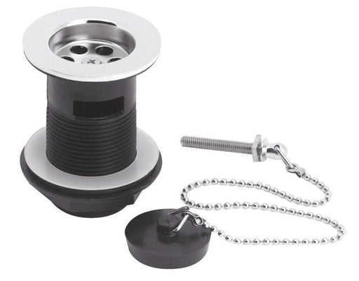 Nuie Plug & Chain Basin Waste Chrome (E308)