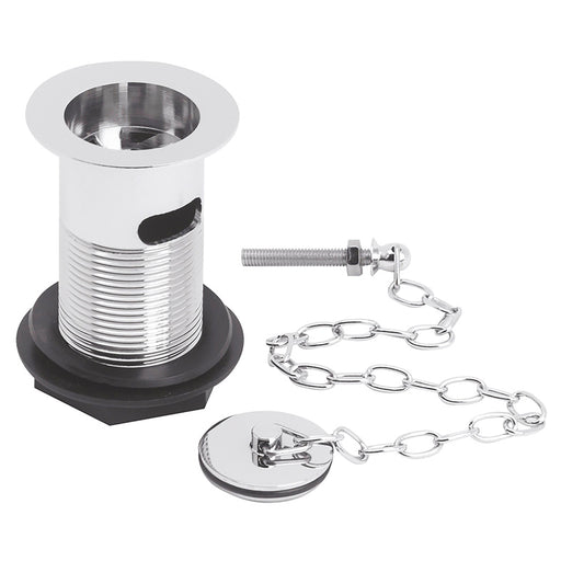 Nuie Plug & Chain Basin Waste Chrome (E353)