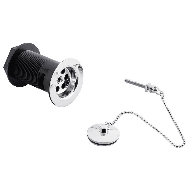 Nuie Plug & Chain Basin Waste Chrome (E395)
