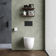 Nuie Provost wall hung toilet pan in a contemporary bathroom