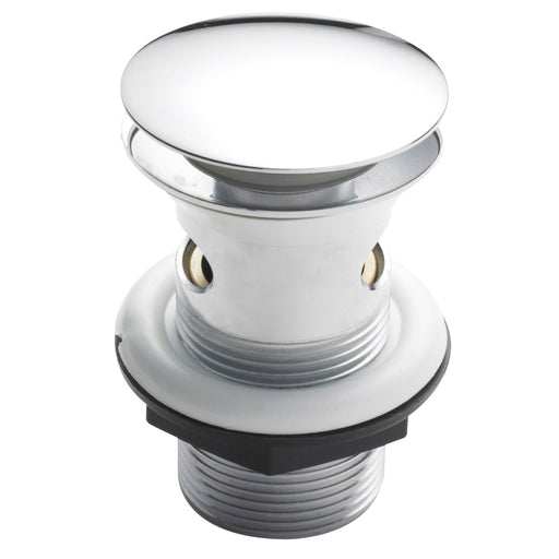 Nuie Push Button Basin Waste Chrome (E328)