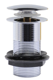 Nuie Push Button Basin Waste Chrome (E338)