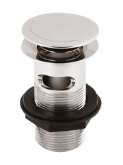 Nuie Push Button Basin Waste in Chrome (ER07)