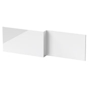 Nuie Waterproof PVC Square Shower Front Bath Panel - 1800mm (NMP1800W)