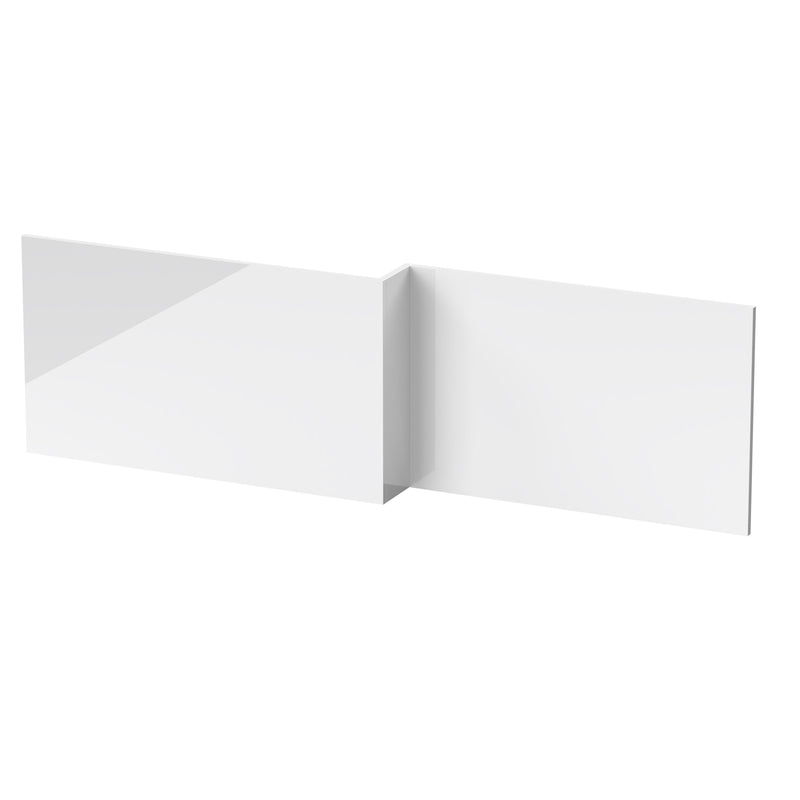 Nuie Waterproof PVC Square Shower Front Bath Panel - 1800mm (NMP1800W)