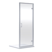 Nuie Rene Hinged Shower Door 800mm - Chrome