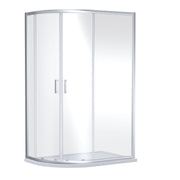 Nuie Rene Offset Quadrant Shower Enclosure 1000 x 800mm - Chrome