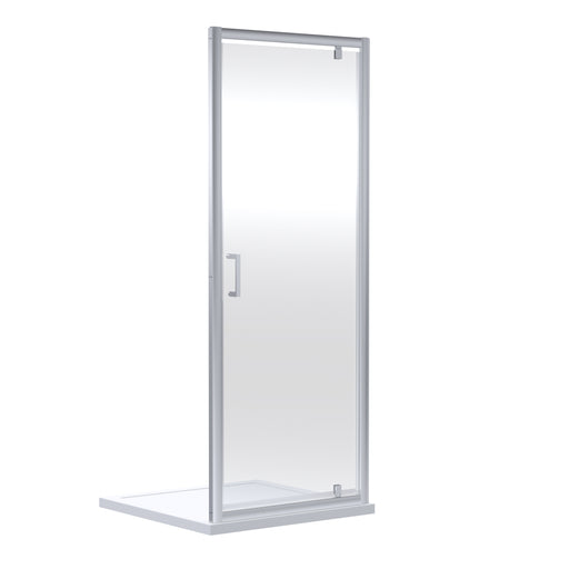Nuie Rene Pivot Shower Door 760mm - Chrome