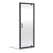 Nuie Rene Pivot Shower Door 760mm - Matt Black