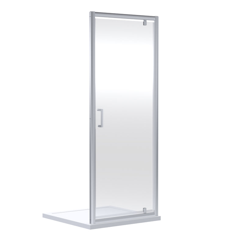 Nuie Rene Pivot Shower Door 900mm - Chrome