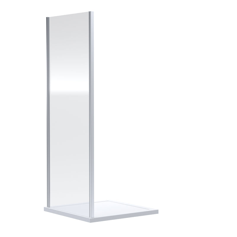 Nuie Rene Shower Enclosure Side Panel 760mm - Chrome
