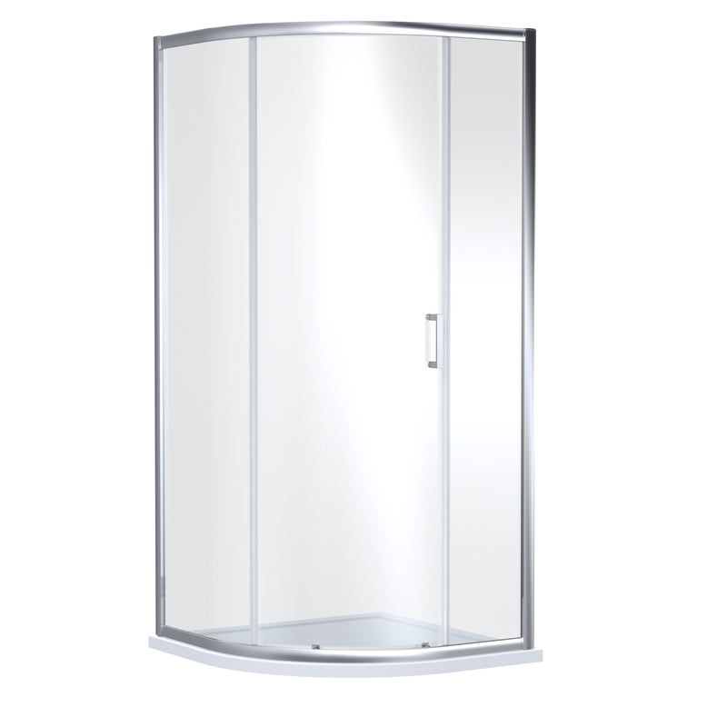 Nuie Rene Single Entry Quadrant Shower Enclosure 900mm - Chrome