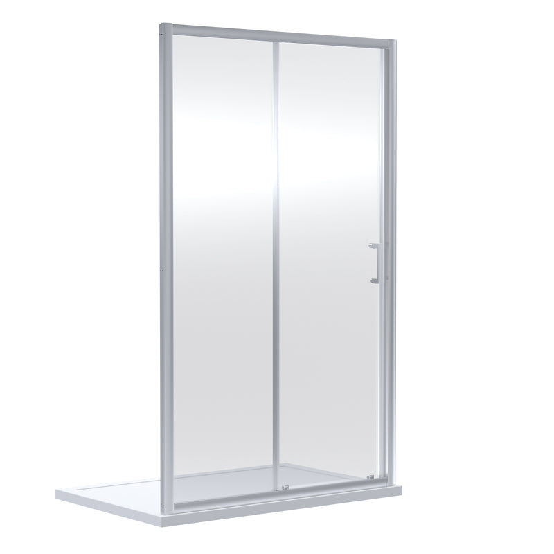 Nuie Rene Sliding Shower Door 1700mm - Chrome