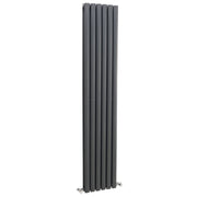 Nuie Revive Anthracite 1800 x 354mm vertical double panel radiator