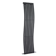 Nuie Revive Anthracite 1800 x 413mm vertical single panel radiator