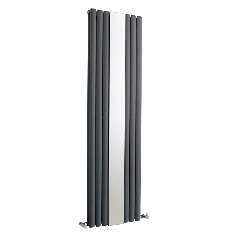 Nuie Revive Anthracite 1800 x 499mm vertical double panel radiator